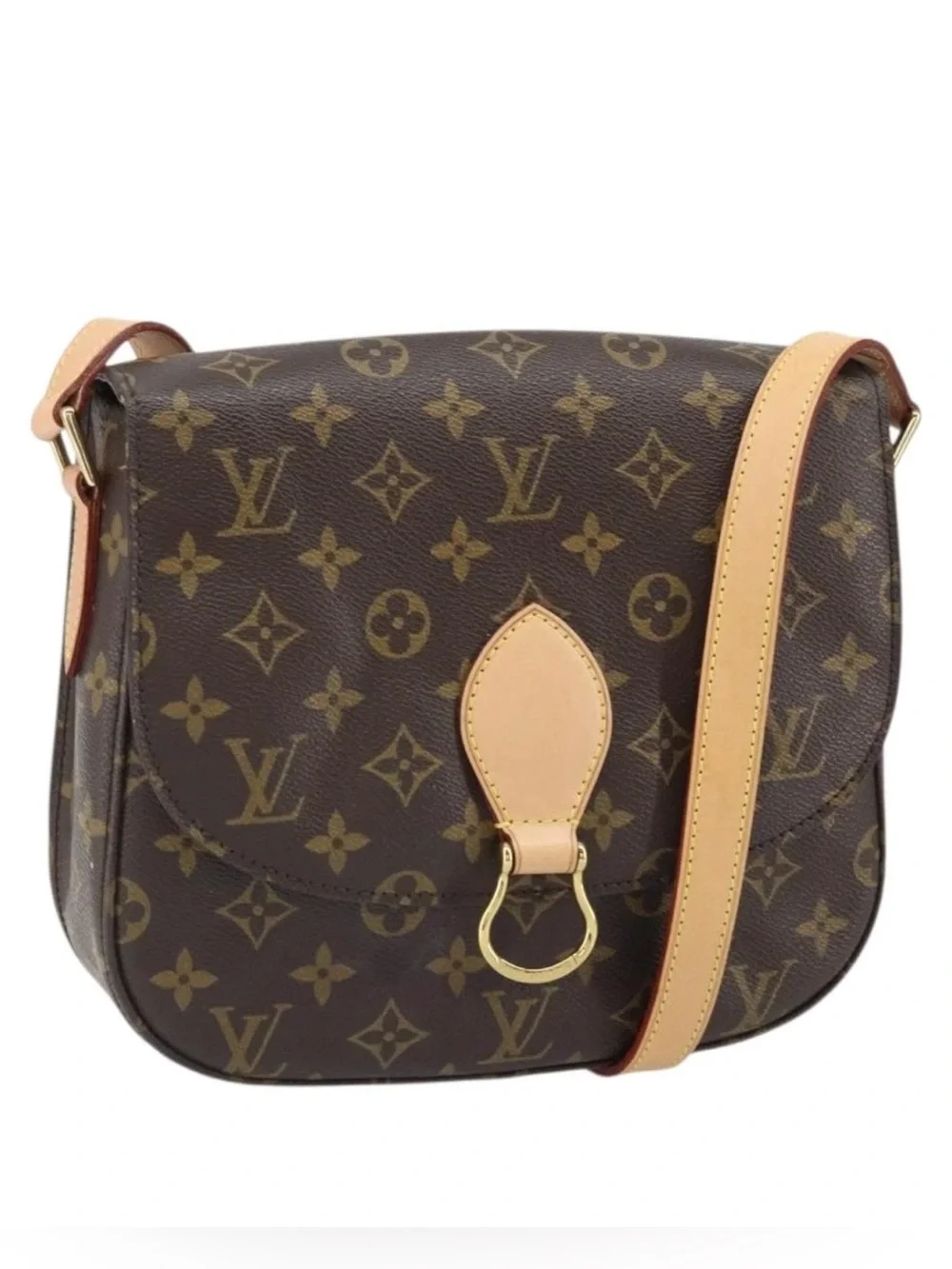 Authentic Louis Vuitton Saint Cloud GM monogram crossbody bag